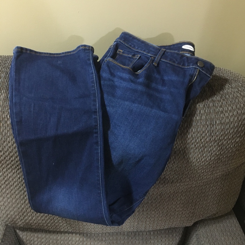 Old Navy Women's Boot Cut Jeans - Dark Blue